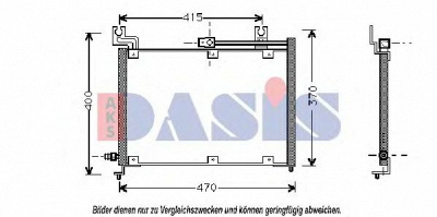 AKS DASIS 322040n -  Конденсатор, кондиционер